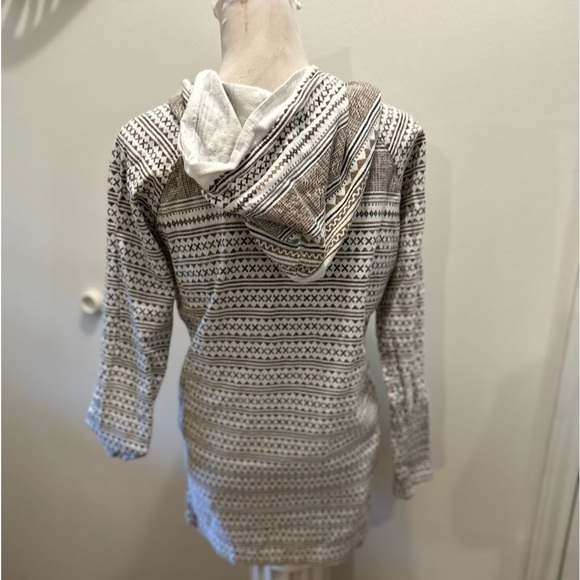 Earthbound trading co. Baja Hoodie boho beach casual jacket s - Picture 6 of 7